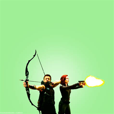 Hawkeye & Black Widow - Hawkeye & Black Widow Fan Art (25985360) - Fanpop