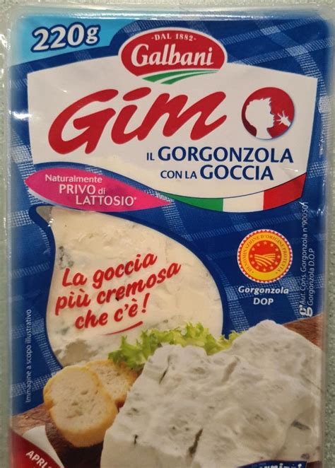 Gim Gorgonzola Con La Goccia Dop Galbani Kalorie Kj A Nutri N