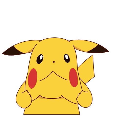 Набор анимированных стикеров для Telegram «Пикачу»