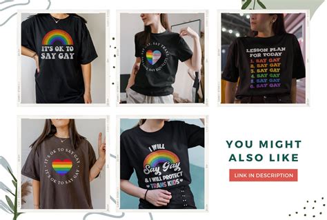 It S Ok To Say Gay Tshirt Don T Say Gay Shirt Pride Etsy