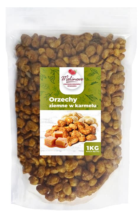 Orzechy Ziemne Karmel 1kg Malinowe Sklep EMPIK