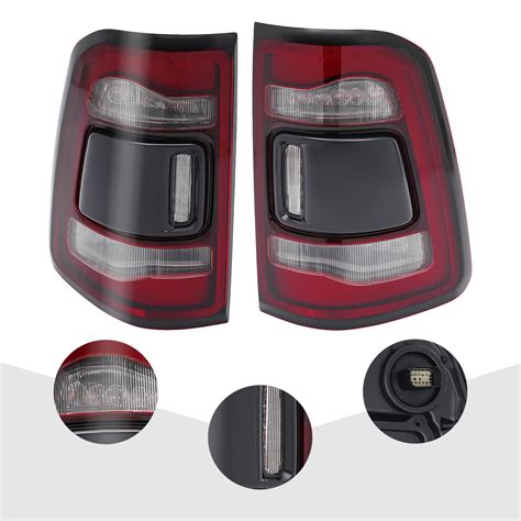 Pair Led Left Right Tail Light Rear Lamps For Dodge