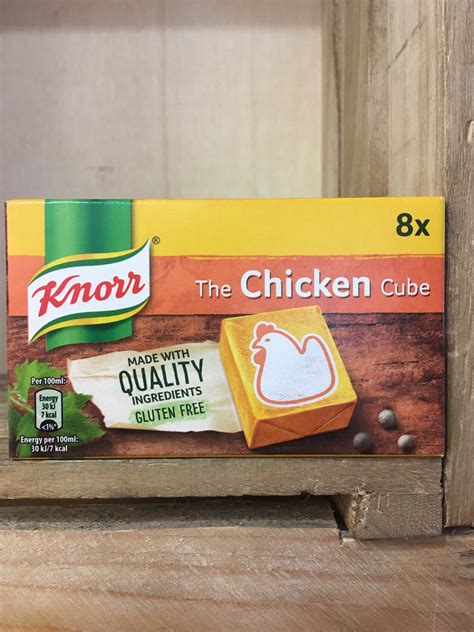 Knorr Chicken Stock Cubes 8x 10g And Low Price Foods Ltd