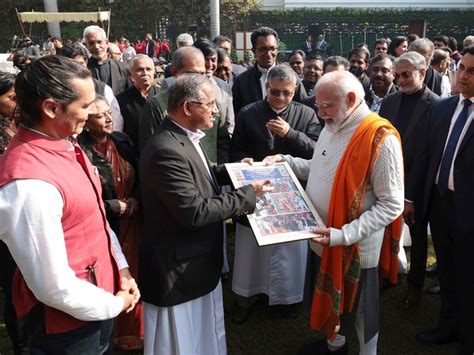 Pm Narendra Modi On Christmas Day 2023 Photos In Prime Minister Residence Christmas Day 2023