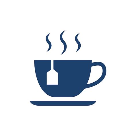 Premium Vector Hot Tea Cup Icon Vector Design Template