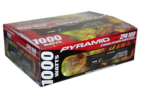Pyramid - ZPA100 - 1000 Watts Stereo Powered Amplifier - Walmart.com