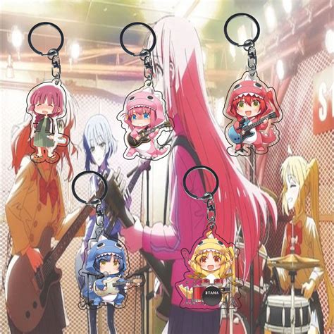 Jual Gantungan Kunci Anime Bocchi The Rock Ganci Key Chain Anime