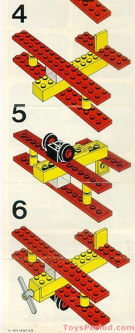 LEGO 613 Biplane Instructions and Parts List