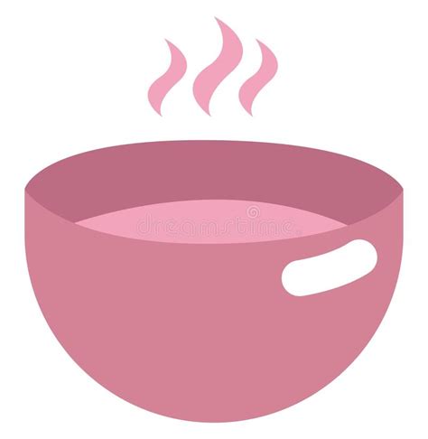 Bowl Of Hot Soup Icon Stock Vector Illustration Of Tasty