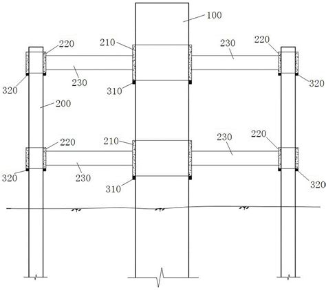 海上风电机组单桩基础加固桩基结构及施工方法与流程