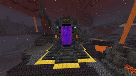 Went Into A Creative Copy Of My Survival World And Made This Nether Hub