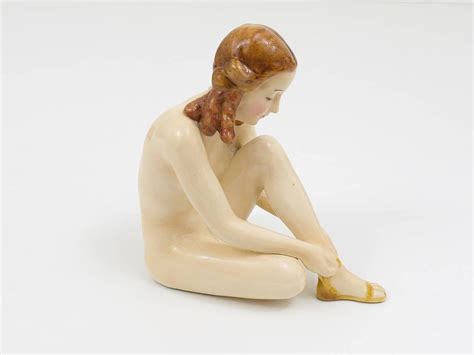 Goldscheider Vienna Female Nude Art Deco Sculpture Austria S At StDibs