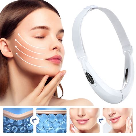 Face Slimming V Shape Galvanic Massager Ems Micro Current Face Shaper