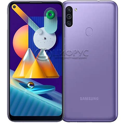 Купить Samsung Galaxy M11 SM-M115F/DS 32Gb Dual LTE Purple в Москве ...