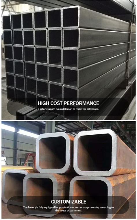 Hot Rolled Carbon Steel Rectangular Pipe Mild Carbon Steel Rectangular Pipe Manufacturer