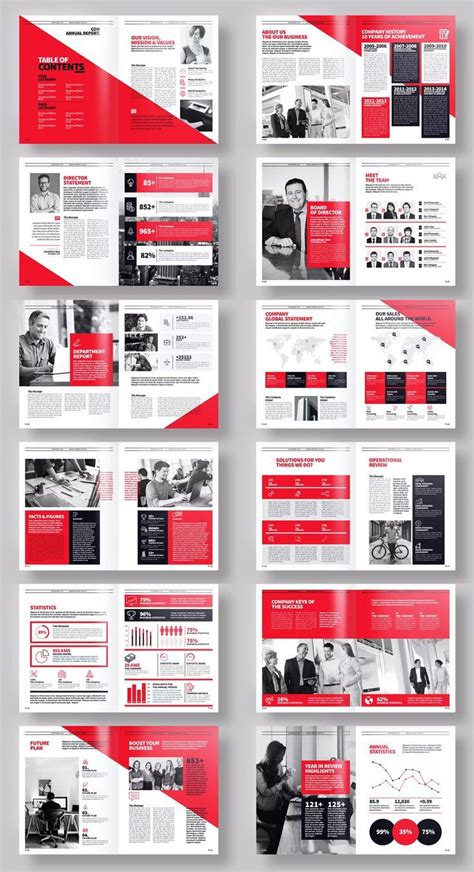 Annual Report Brochure Template Indd Idml Powerpoint Presentation