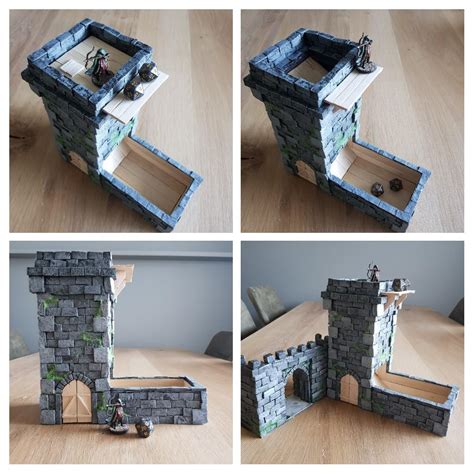 Finished My New Dicetower From Black Magic Craft With A Couple Of Extra