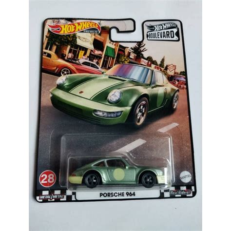 Hot Wheels Premium Boulevard Porsche 964 Shopee Malaysia