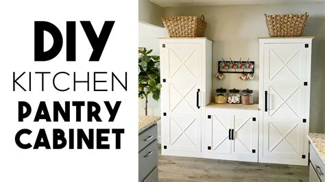 Diy Kitchen Pantry Cabinet You