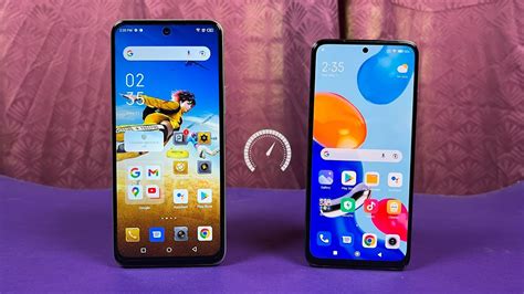 Infinix Hot GB Vs Xiaomi Redmi Note GB Speed Test Comparison Helio G Vs SD
