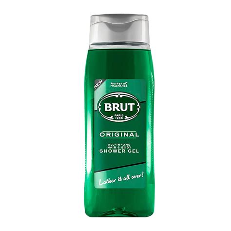 Brut Original All In One Shower Gel For Hair Body Body Wash For Men