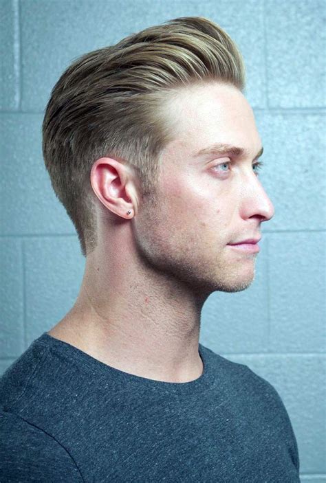 Slicked Back Haircut Mens Hairstyles Back Of Head Slicked Back Undercut Haircut Ideas Medium