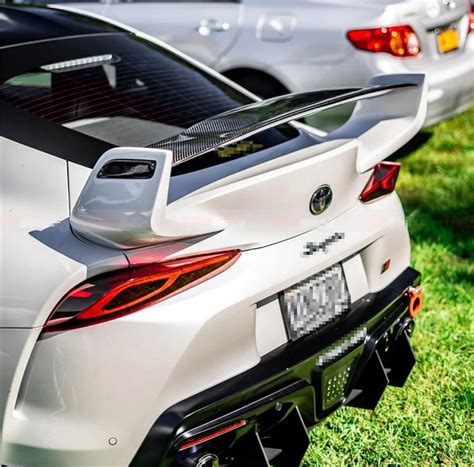 Carbon Fiber Rear Spoiler Wing For Toyota Supra A90 Mk5