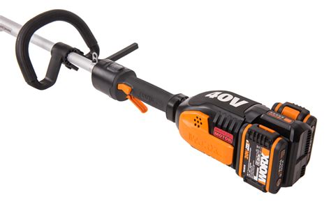Триммер аккумуляторный бесщеточный WORX WG186E 40В, 4Ач х2, двойное ЗУ ...