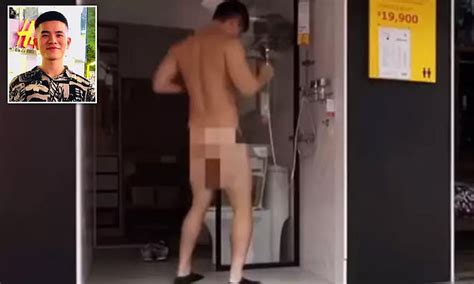 Youtube Star Is Arrested After Filming Himself Showering Naked In A Taiwan Ikea Daily Mail Online