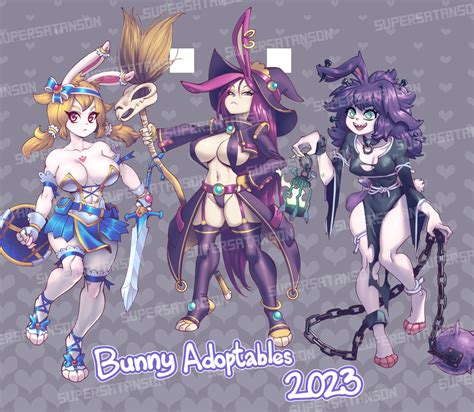 ADP 24 26 Bunny Adoptables SOLD By Supersatanson Hentai Foundry