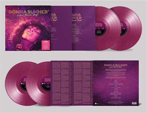 Donna Summer A Hot Summer Night CD DVD Deluxe Coloured Vinyl SuperDeluxeEdition