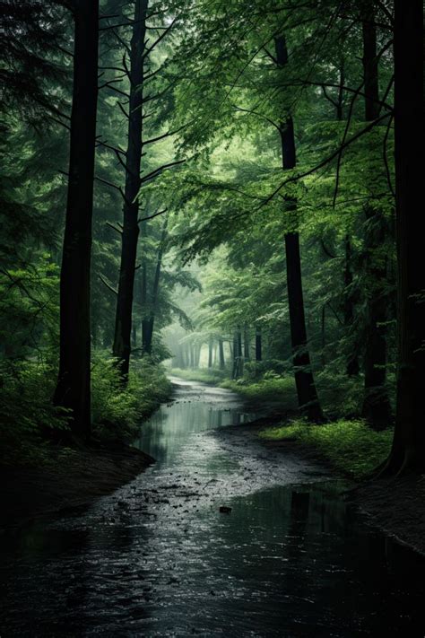 Forest Rain Ambient Sounds | Forest sounds, Forest landscape, Mystical ...