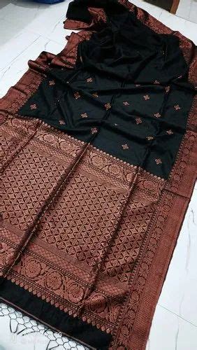 Party Wear Matka Muslin Jamdani Saree M With Blouse Piece At Rs