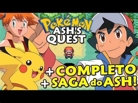 Completo A História do Ash do Anime no Jogo Pokémon Ash s Quest