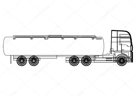 Tank truck sketch Stock Vector Image by ©Argentique #69291267