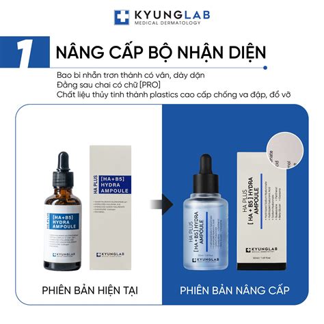 KYUNGLAB HA PLUS HYDRA AMPOULE 50ML PHIÊN BẢN NÂNG CẤP KYUNGLAB