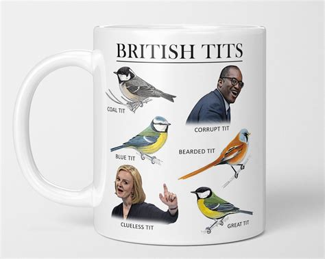 Liz Truss Kwasi Kwarteng British Tits Mug Funny Political Tory Gift ...