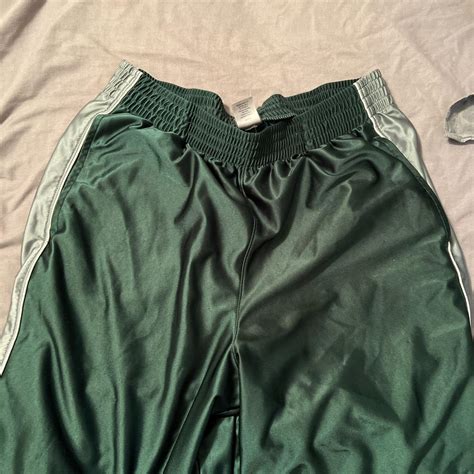 Green Champion Basketball Shorts - Depop