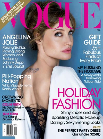 Angelina Jolie covers VOGUE US December 2010