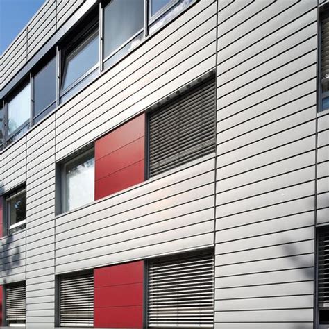 Panel Cladding Shiplap Rheinzink Zinc Ribbed Structure