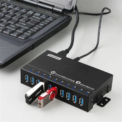 A-103 Sipolar 3.0 Usb Hub 10 Ports Usb C Docking Station Multiple ...