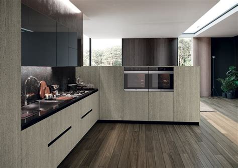 Linear Kitchen With Integrated Handles Era By Febal Casa Design