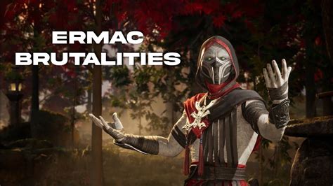 Ermac Brutalities Tutorial Mortal Kombat Youtube