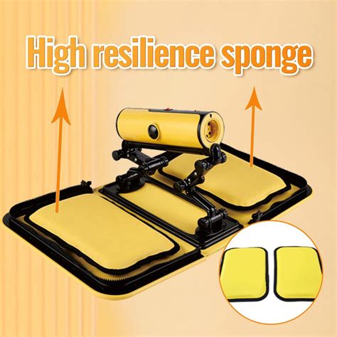 Leather Bag Female Sex Machine Masturbation Pumping Gun With Dildos Chastity Cages