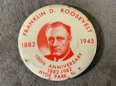 Vintage Franklin D Roosevelt Th Anniversary