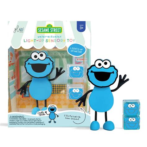 Glo Pals Sesame Street Characters Elmo Cookie Monster