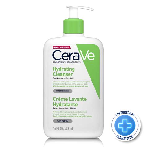 CeraVe Hidratantna emulzija za čišćenje za normalnu i suvu kožu 473 ml