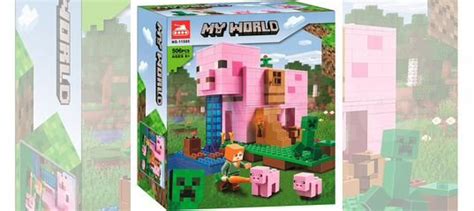 Лего Дом Свинья Майнкрафт и деревня купить в Москве | Личные вещи | Авито