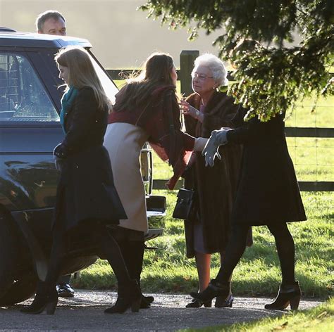 Kate Middleton Christmas Day Service At Sandringham December 25