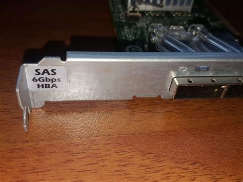 HBA-адаптер Dell H200E External Dual Port 6Gb/s SAS PCI-E Host Bus ...